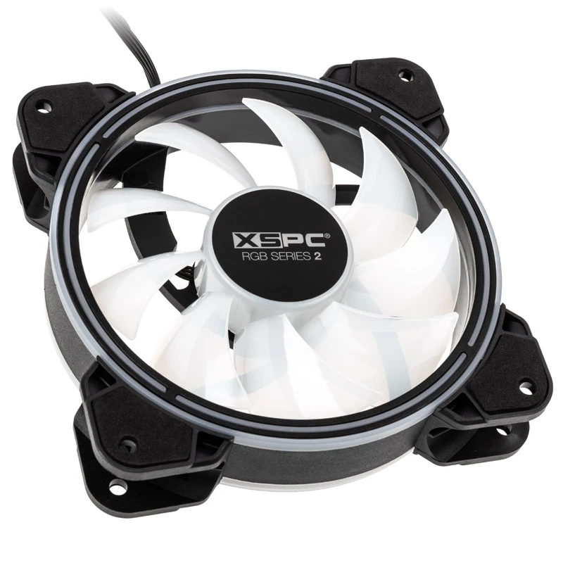 XSPC 120mm ARGB PWM Case Fan, RGB Series 2, 120 mm