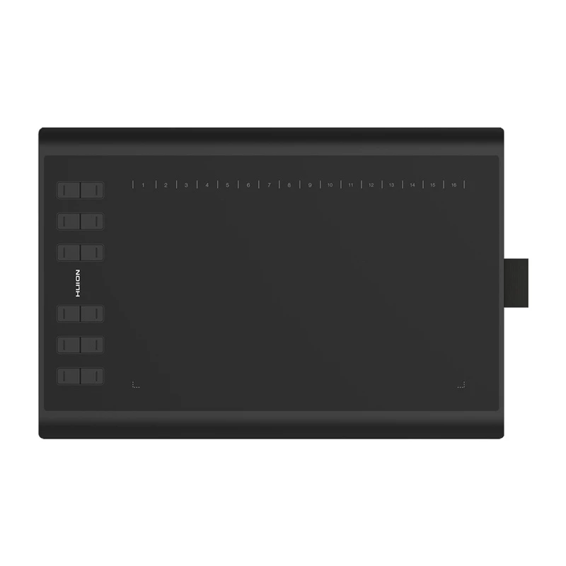 Graafikatahvel HUION H1060P — 250 x 160 mm tööpiirkond, 5080 lpi, 8192 survetaset, USB