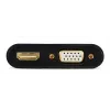 HDMI-VGA adapter GEMBIRD A-HDMIM-HDMIFVGAF-01, HDMI-isane VGA-väljundisse, 0,15 m, must