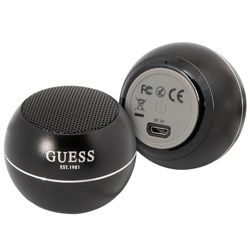 Kaasaskantav kõlar Guess Mini Bluetooth-kõlar 3 W must