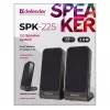DEFENDER SPK-225 juhtmega 2.0 kõlarid, 4 W RMS, USB/DC 5 V, 3,5 mm, must