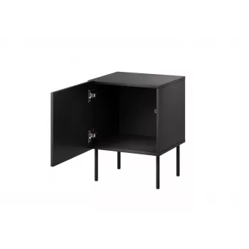 Öökapp Cama Meble SIENA komplekt 2 tk, 44,5×40×59 cm, must matt, MDF ja puitlaastplaat