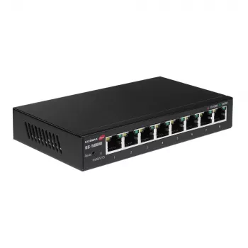 Edimax GS-5008E võrgulüliti hallatav Gigabit Ethernet (10/100/1000) Must