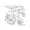 Sisseehitatav elektriahi Bosch HBG537FB4 mahutavusega 71 L, 4D kuum õhk, EcoClean, grill, termomeetri sond
