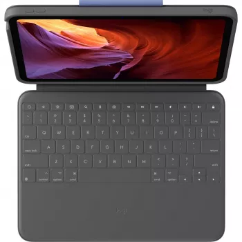 Logitech 920-011200 mobiilseadme klaviatuur QWERTZ saksa Smart Connector Grafiit