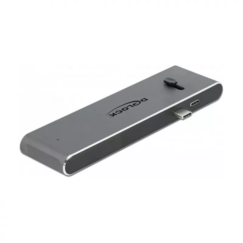 Dokkijaam DeLOCK Dual USB USB-C, HDMI, USB 3.2, SD, PD 3.0