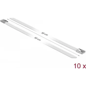 Kaabliside DeLOCK 18824 Teras Valge 500mm 10 tk