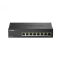 Mittehallatav kommutaator D-Link DMS-108P/E 8-pordiline 2.5G PoE++ 40 Gbit/s