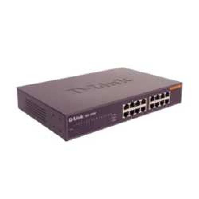 D-Link DES-1016D haldamata, 16 pordiga 10/100 Mbit/s lüliti SOHO/töörühmadele
