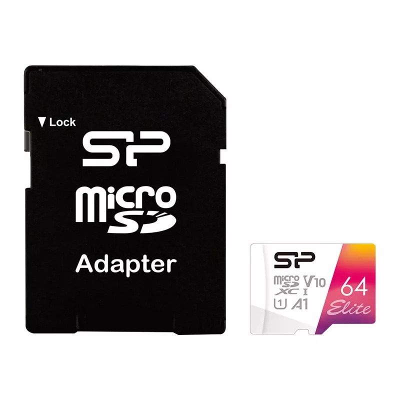 Flash Drive Silicon Power 64 GB UHS‑I Klass 10 V10 A1 — 100 MB/s, 64 GB