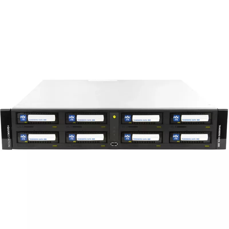 Tandberg RDX QuikStation 8 RM 8-bay 2x 10Gb Ethernet 2U uus