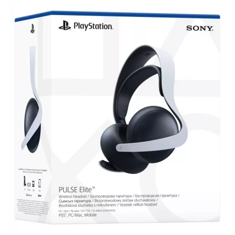 Sony PULSE Elite peakomplekt Juhtmega ja juhtmevaba Peakomplekt Mängimine Bluetooth Laadimisalus Must, Valge