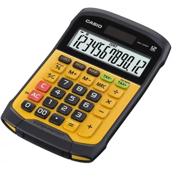 CASIO CALCULATOR OFFICE WATERPROOF WM-320MT-S, 12-kohaline ekraan. Eemaldatav klaviatuur, 108,5x168,5, Veekindel ja mustusekindel tase: IP54