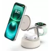 Juhtmeta USB-laadija Belkin Qi2 WIZ040KQSD — 25 W, USB toide, 1,5 m kaabel, valge, nutitelefonile nutikellale kõrvaklappidele treeningujälgijale