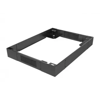 Rack plinth LANBERG CK01-66-B, 19 inch (48.3 cm) mounting, 600 mm width, Must