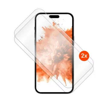 Karastatud klaasist ekraanikaitse FIXED Apple iPhone 17 Pro jaoks — 2 tk, 2,5D ümar serv
