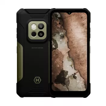 HAMMER Construction 2 Thermal 5G Military Edition 16.7 cm (6.58 inch) Dual SIM Android 14 USB Type-C 8 GB 256 GB 6500 mAh Must, Roheline