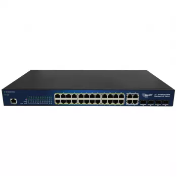 Hallatav lüliti ALLNET ALL-SG8428V2PM 24 porti Gigabit Ethernet PoE