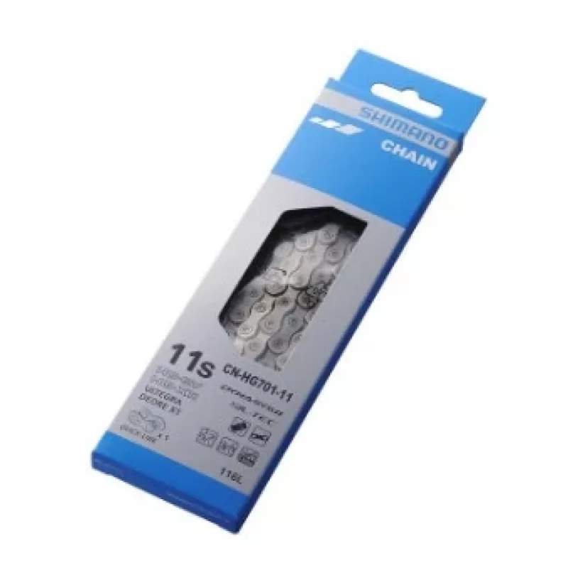 Jalgrattakett Shimano CN-HG701-11 Must 257g