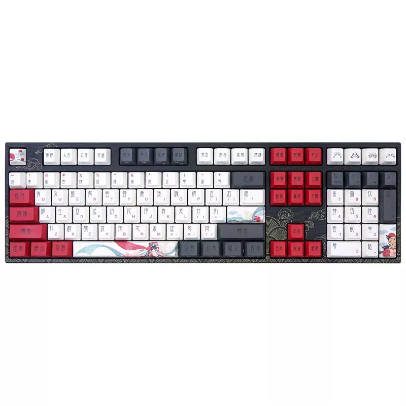 Mehaaniline mängurklaviatuur Triton Varmilo VEA108 Beijing Opera, MX Brown lülitid, valge LED, USA paigutus