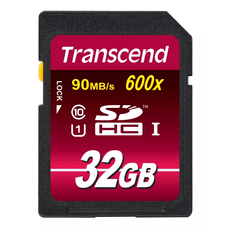 Välkmälu Transcend 32GB SDHC UHS-I 600x TS32GSDHC10U1