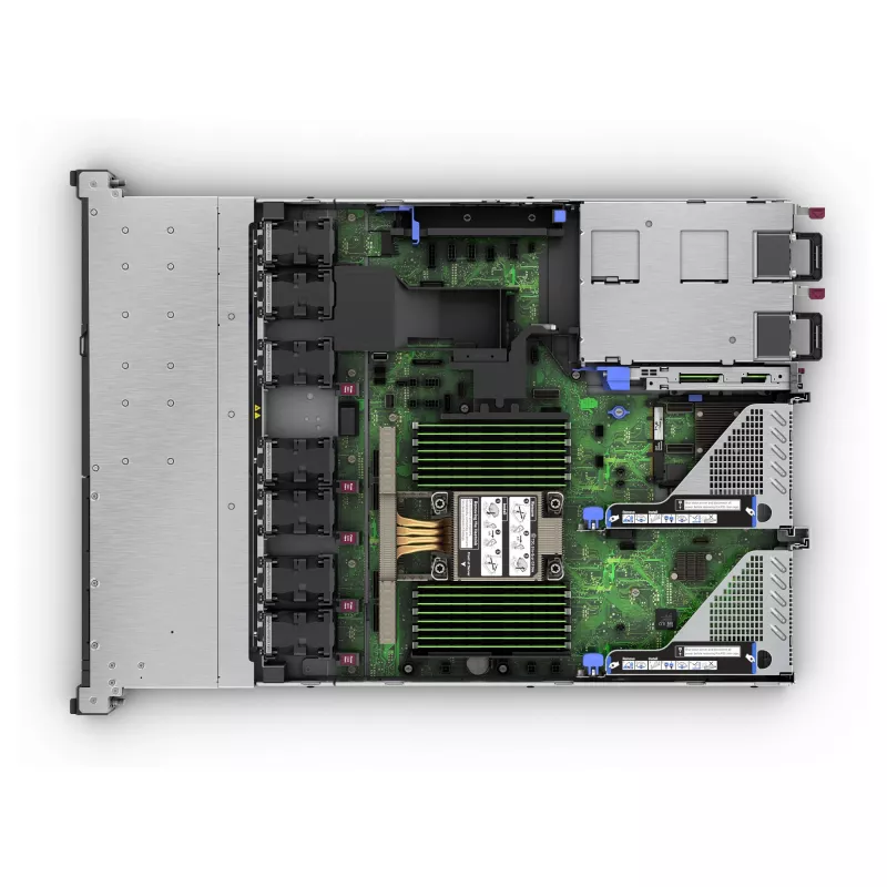 Rack (1U) server HP Enterprise ProLiant DL320 Gen11 Intel Xeon Silver 4510 2,4 GHz 12c 1P 64 GB DDR5 8x SFF 2x1000 W PS