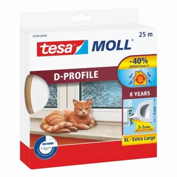 Tesa kummitihenduslint D-profiil H0538900 3–7 mm vahedele, 0,009 x 25 m