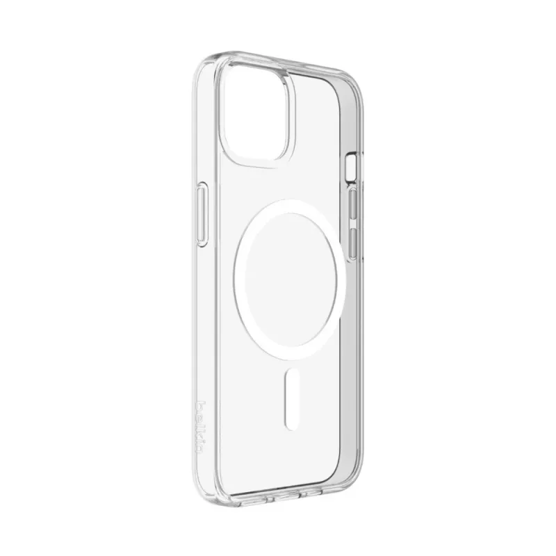 Case SheerForce MagSafe Anty-mikrobiologic iPhone 13 jaoks, läbipaistev