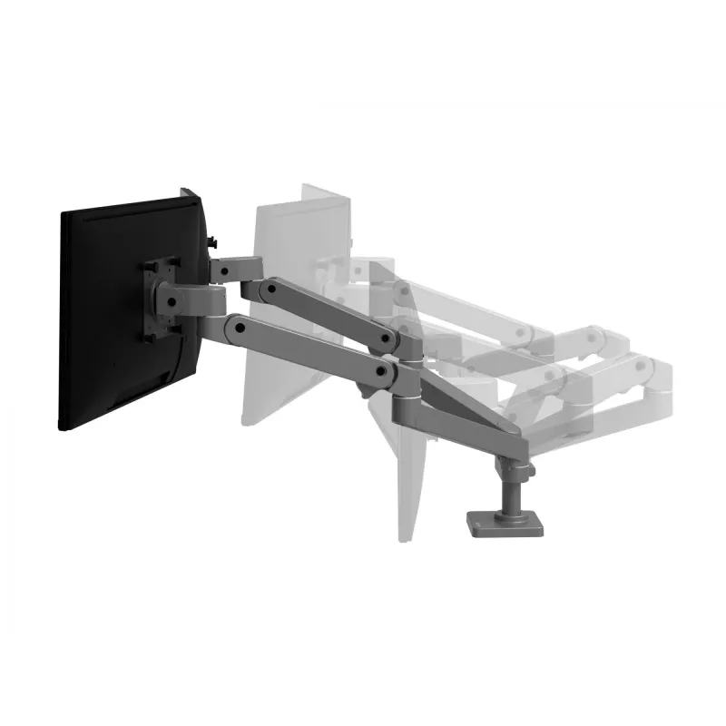 Ergotron LX Pro - Kinnituskomplekt (kahekäeline) - modulaarne - 2 LCD-ekraanile - kõrvuti - alumiinium - tumehall - ekraani suurus: kuni 68,6 cm (kuni 27 tolli) (45-686-293)