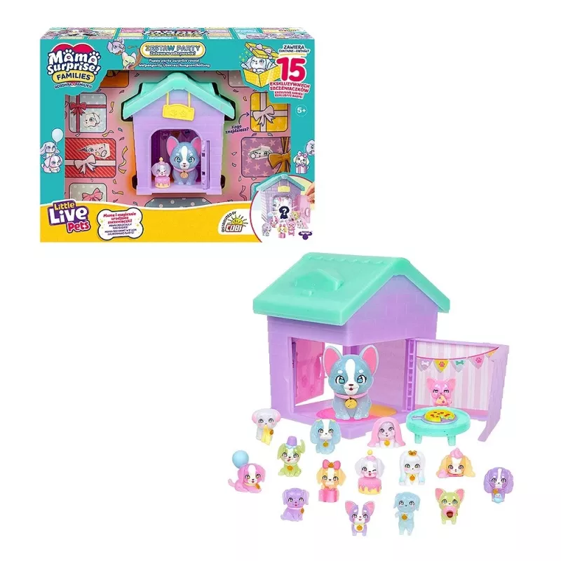 Figuuride komplekt Little Live Pets - Families Moms House Party