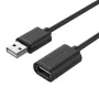 UNITEK Y-C450GBK USB-kaabel 2 m USB 2.0 USB A Must