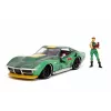 Car Jada Toys Street Fighter 1969 Chevrolet 1:24 Metallist Roheline
