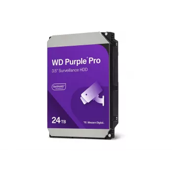 Sisemine kõvaketas Western Digital lilla Pro WD241PURP 24 TB 7200 RPM 3.5 tolli SATA 512 MB vahemälu