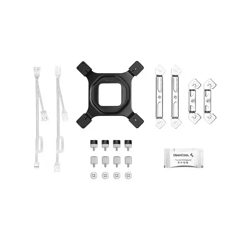DeepCool AG620 WH ARGB V2 Kiibistik, Emaplaat Õhkjahuti 12 cm Valge 1 tk