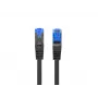 Võrgukaabel LANBERG PCF6A-10CC-1500-BK Cat6a S/FTP RJ-45 sirge 15 m Must