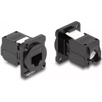 DeLOCK D-Type moodul RJ45 Cat.6 emane – LSA emane Must 87816