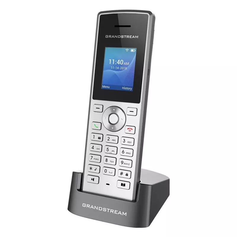 Grandstream Networks WP810 IP-telefon must. Metallic 2 liini TFT Wi-Fi