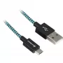 USB A–B-kaabel Sharkoon 0.5 m alumiiniumpunutisega