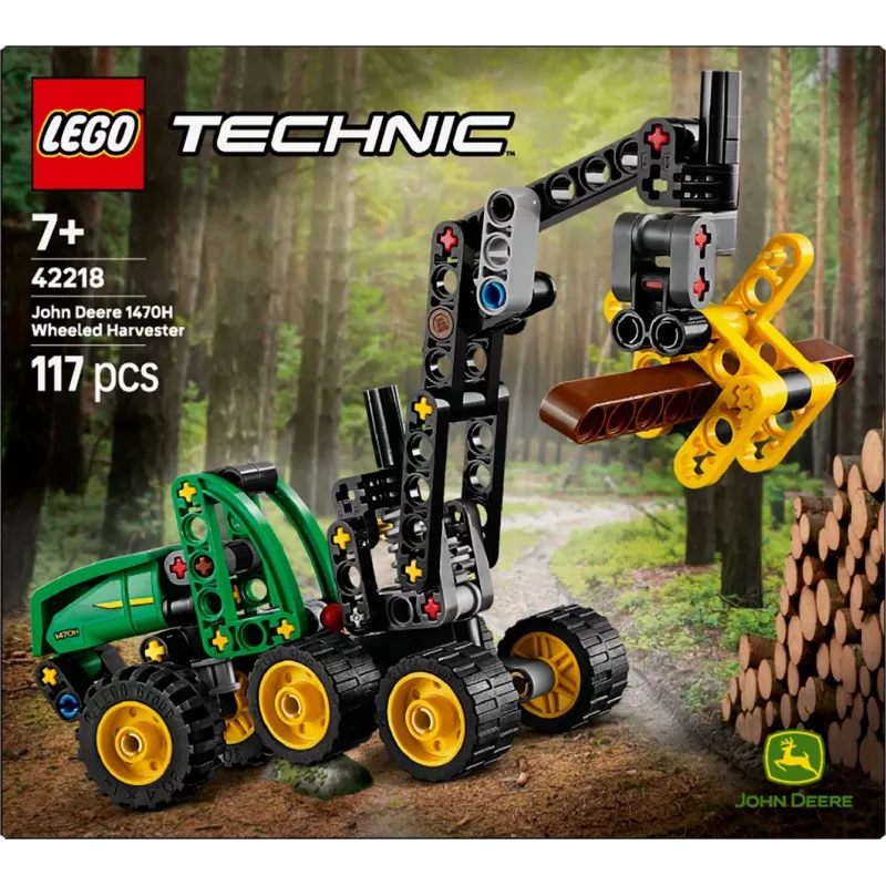 LEGO TECHNIC 42218 John Deere 1470H ratasharvester