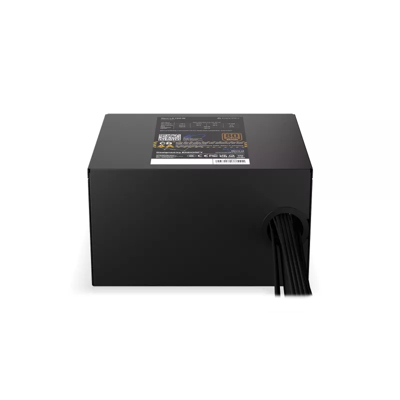 Toiteplokk ENDORFY Vero L6 750 W, 24-kontaktiline ATX, 80 PLUS Bronze, 120 mm ventilaator, must