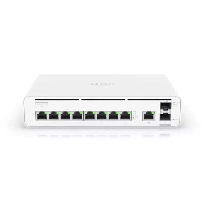 UBIQUITI UISP-Console-EU kontroller-lüliti-lüüs 2x 10G SFP+ 9x GbE RJ45