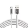everActive kaabel USB 1m - Valge, silikoon, kiirlaadimine, 2,4A - CBS-1MW