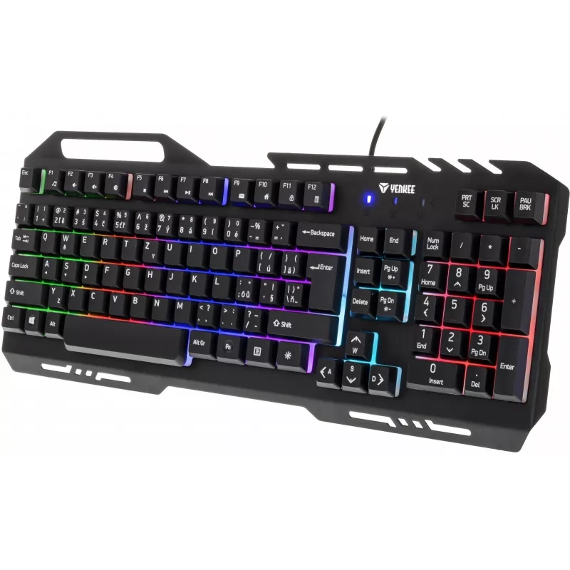 Klaviatuur YKB 3200 SHADOW metal, LED