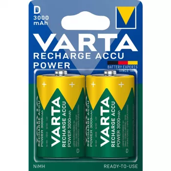 Varta aku VARTA RPA Ni-MH D (Mono) 3000mAh 1,2V / 2 tk blister (56720 101 402)