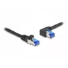 DeLOCKi RJ45 võrgukaabel Cat.6A S/FTP 2 m must