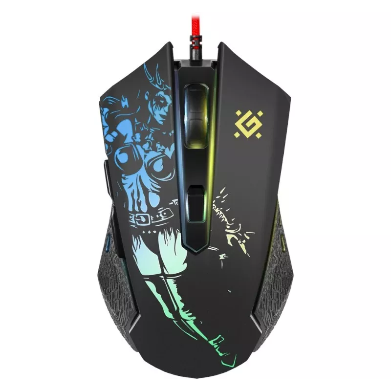 Mänguri optiline juhtmega hiir DEFENDER GM-933 SIN'SISTER 7200 dpi 6P RGB