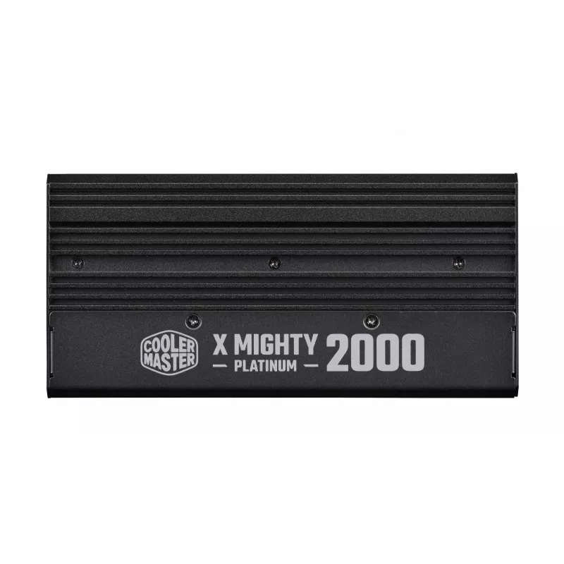 Toiteplokk Cooler Master X Mighty Platinum 2000W 230V, ATX 24-kontaktiline, 80 PLUS Platinum, must, 12 cm ventilaator