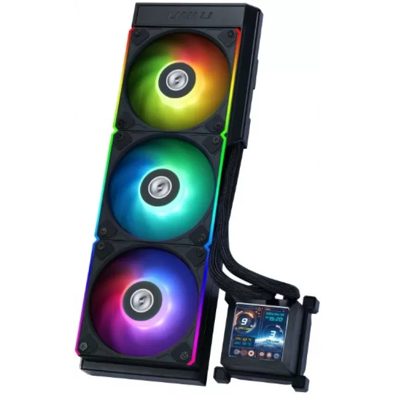 Kõik-ühes vedelikjahutus Lian Li HydroShift LCD 360S 12 cm must