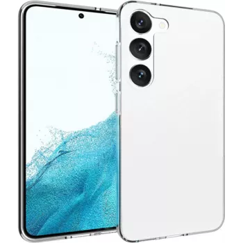 PEDEA pehme TPU-ümbris Samsung Galaxy S23 FE 5G jaoks, must - > Esiletõstetud omadused - Pehme ja elastne TPU tagakate - Löögi- ja põrutuskindel kaitse