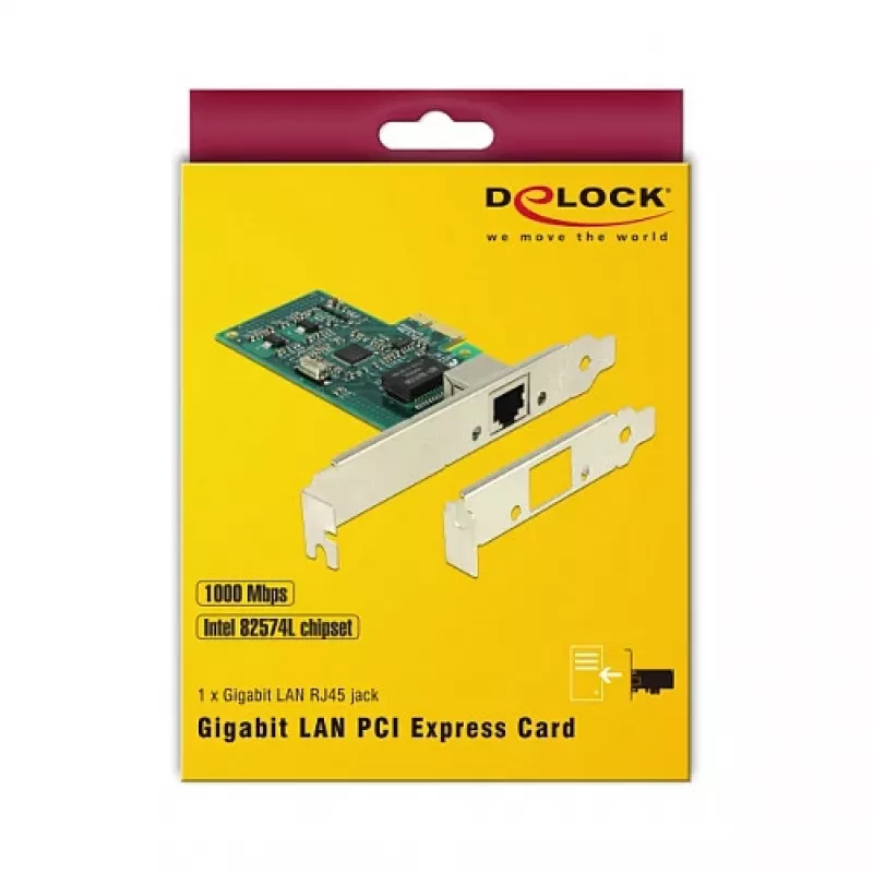 Võrgukaart DeLOCK 89943 Sisemine Ethernet 1000 Mbit/s